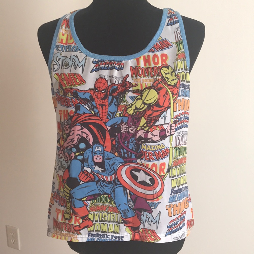 Marvel Comic Superhero TankTop Razorback JR Medium